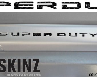 Tufskinz | Glove Box Letter Inserts - Fits 2017-2022 Super Duty - 10 Piece Kit