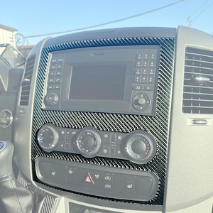 Tufskinz | Radio Display Overlay Fits 2008-2018 Mercedes Sprinter - 3 Piece Kit