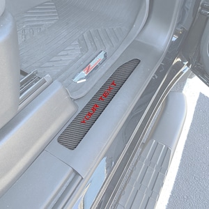 Tufskinz | Door Sill Plate Overlays - Fits 2019-2023 Silverado - 2 Piece Kit