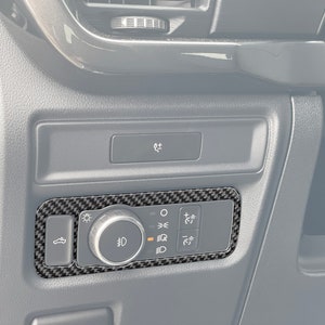 Tufskinz | Headlight Switch Accent Trim - Fits 2021-2025 Ford F-150 - 1 Piece Kit