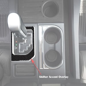Tufskinz | Center Console Shifter Accent Trim - Fits 2014-2021 Tundra - 1 Piece Kit