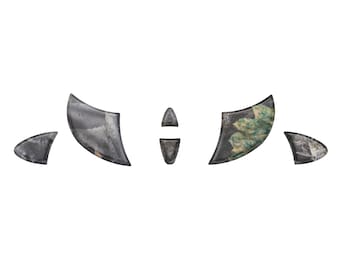 Tufskinz | Emblem Inserts For Steering Wheel - Fits 2009-2023 4Runner - 6 Piece Kit