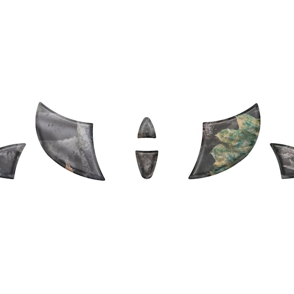 Tufskinz | Emblem Inserts For Steering Wheel - Fits 2009-2023 4Runner - 6 Piece Kit