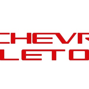 May include: Red text logo with the words "CHEVR LETO" in a bold, sans-serif font.