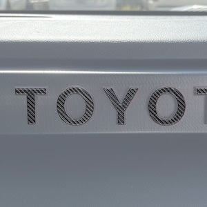 Tufskinz | Glovebox Letter Inserts - Fits 2022-2024 Tundra & 2023-2024 Toyota Sequoia - 6 Piece Kit