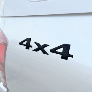 4x4 Emblem - Fits Any Vehicle - Sold as 1 set