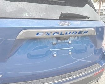 Tufskinz | Liftgate Letter Inserts Fits 2020-2024 Ford Explorer - 8 Piece Kit