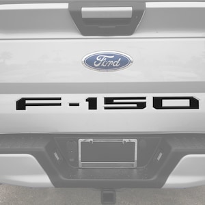 Tufskinz | Raised Domed Tailgate Letter Inserts - Fits 2018-2020 F-150 - 5 Piece Kit