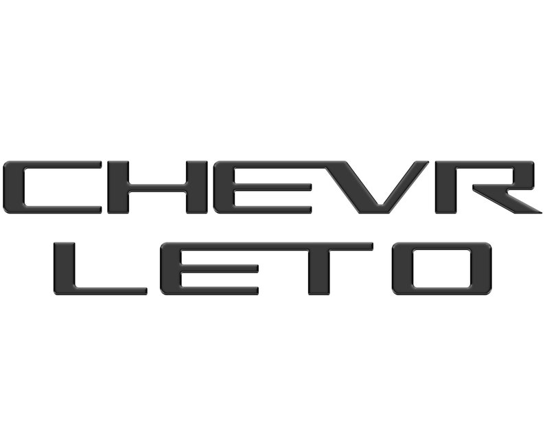 May include: Black and white logo with the text "CHEVROLET" in a bold, sans-serif font.