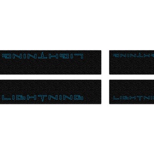 Tufskinz | Revêtement de protection pour seuil de porte - Pour F-150 Lightning 2022-2025 - Kit de 4 pièces