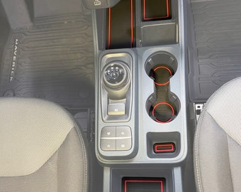 Tufskinz | Center Console Foam Inserts - Fits 2022-2025 Ford Maverick - 5 Piece Kit