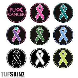 Tufskinz | Awareness Rated Badges - Brushed Silver - 1 Piece Kit