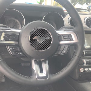 Tufskinz | Steering Wheel Accent - Fits 2015-2023 Mustang - 1 Piece Kit