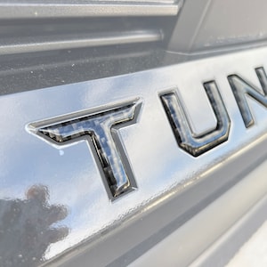 Tufskinz | Lower Grille Letter Inserts - Fits 2022-2025 Tundra - 6 Piece Kit