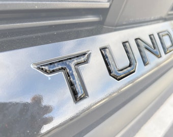 Tufskinz | Lower Grille Letter Inserts - Fits 2022-2025 Tundra - 6 Piece Kit