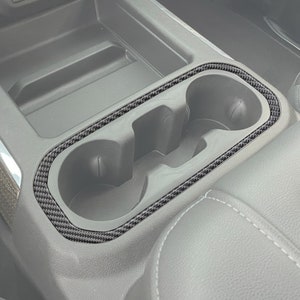 Tufskinz | Center Console Cupholder Surround Accent - Fits 2019-2021 Silverado - 1 Piece Kit