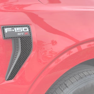Tufskinz | Acabamento de ventilação de para-lama - Compatível com F-150 2021-2026 - Kit de 2 peças
