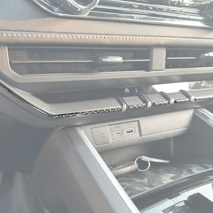 Tufskinz |  Center Dash Switches Line Accent Trim Fits 2023-2025 Chevrolet Colorado & GMC Canyon