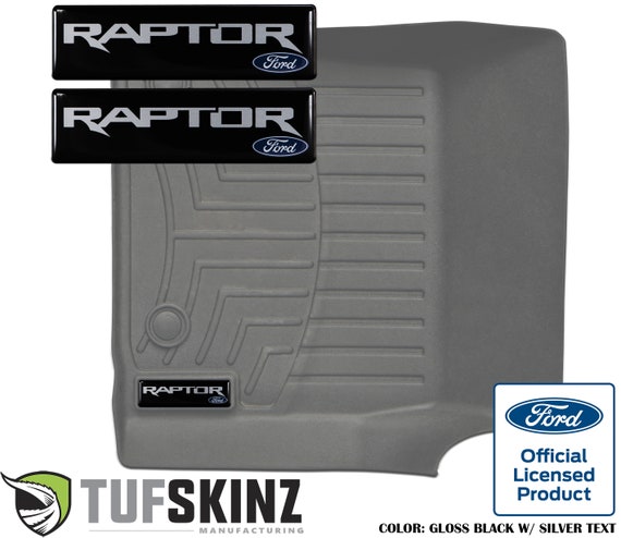 Tufskinz Badge Emblem Inserts Compatible With Weathertech Floor Mats 2 Piece Kit
