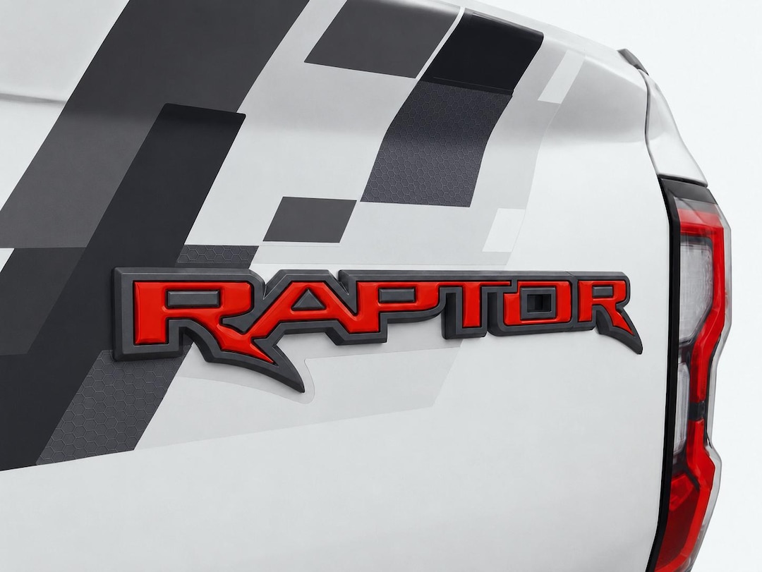 Tufskinz | Raptor Tailgate Emblem Inserts - Fits 2024-2026 Ranger - 3 ...