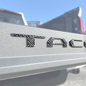 Tufskinz | Bed Rail Tailgate Overlays - Fits 2024-2025 Tacoma - 6 Piece Kit