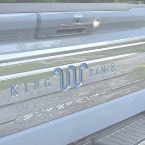 Tufskinz | King Ranch Tailgate Letter Inserts - Fits 2023-2025 Super Duty King Ranch - 10 Piece Kit
