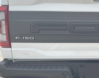 2020 Ford Raptor F-150 Emblem Colored Chrome Overlay Vinyl Decals 2020 F150