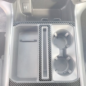 Tufskinz | Center Console Accent Trim - Fits 2021-2025 F-150 - 3 Piece Kit