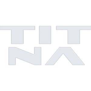 May include: White logo with the text "TITNA" in a bold, sans-serif font.