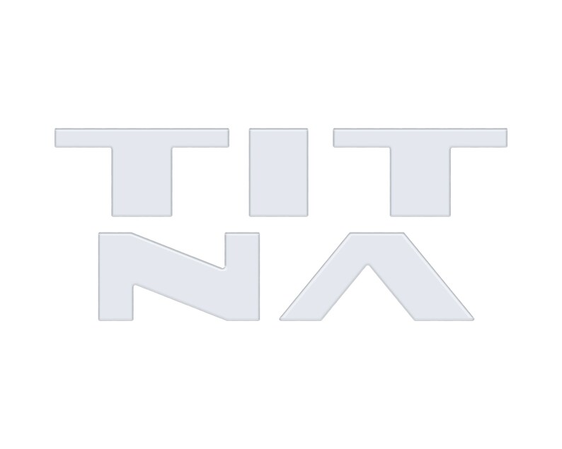 May include: White logo with the text "TITNA" in a bold, sans-serif font.