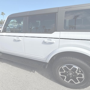 Tufskinz | Bronco-overlays carrosserielijn: past op Bronco met 4 deuren 2021-2026: verschillende sets: