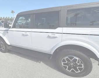 Tufskinz | Bronco Body Line Overlays - Passend für 2021-2026 4 Door Bronco - Kits variieren
