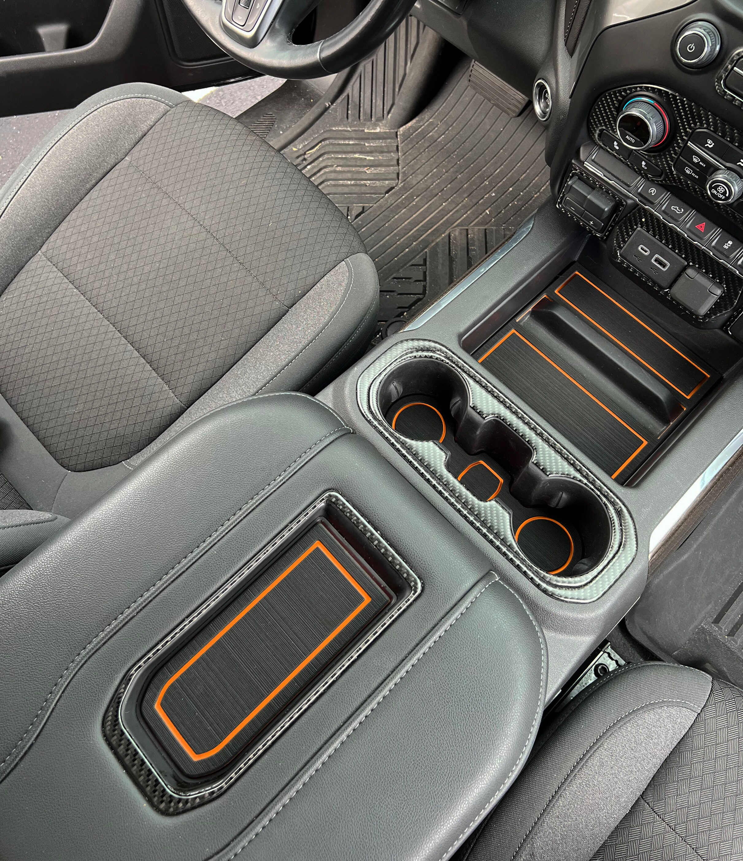 G909899　コンソール Center Console Foam Inserts Fits 2019-2021 Chevrolet Silverado
