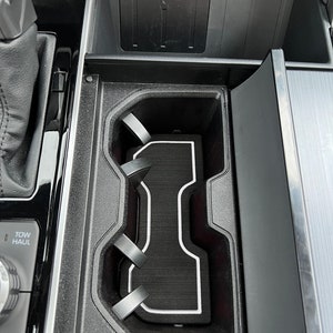 2001-2007 Toyota Sequoia Cup Holder Insert – Center Console Upgrade – Black Plastic