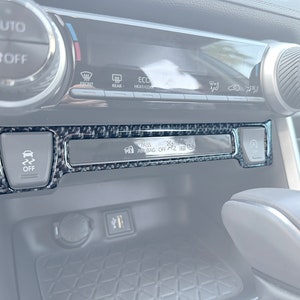 TufSkinz | Lower Dash Overlay - Compatible with 2019-2025 Rav4(Non Heated Seats) - 1 Piece Kit