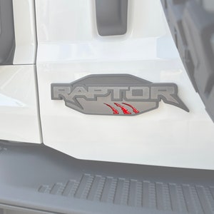 Raptor Emblem Claw Mark Inserts - Fits 2022-2025 Bronco Raptor - 3 Piece Kit