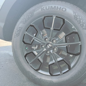Tufskinz | Wheel Accent Overlays - Fits 2022-2025 Hyundai Santa Cruz - 40 Piece Kit
