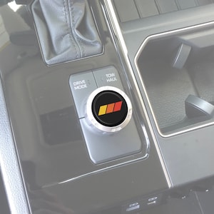 Tufskinz | Badge for Drive Mode Selector Dial Fits 2022-2025 Tundra & 2023-2025 Toyota Sequoia - 1 Piece Kit