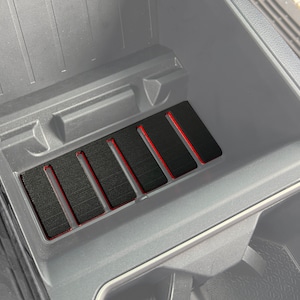 Tufskinz | Inserções de espuma do console central inferior - Serve para Tundra 2022-2025 e Toyota Sequoia 2023-2025 - Kit de 1 peça