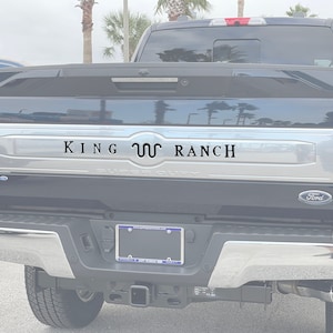 Tufskinz | Tailgate Inserts w/ Running W - Fits 2020-2022 Super Duty King Ranch - 10 Piece Kit