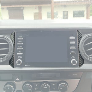 Tufskinz | Center A/C Vent Accent Trim - Fits 2016-2023 Tacoma - 2 Piece Kit