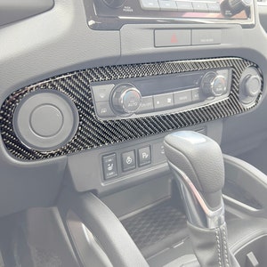 Tufskinz |  Upper Center Dash Accent Overlay - Fits 2022-2024 Nissan Frontier - 1 Piece Kit