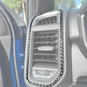 Tufskinz | Outter A/C Vent Accent Overlays - Fits 2025-2026 RAM 1500/2500/3500 - 2 Piece Kit