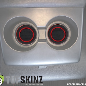 Tufskinz | Rear Fold Down Seat Cup Holder Inserts - Fits 2007-2021 Tundra - 2 Piece Kit