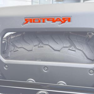 Third Brake Light Emblem Overlays - Fits 2022-2025 Bronco Raptor - 3 Piece Kit