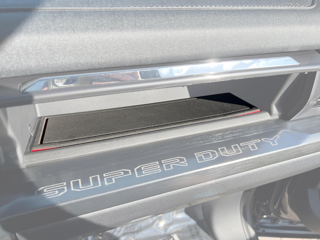 Tufskinz | Glovebox Upper Cubby Foam Insert - Fits 2023-2026 Super Duty ...