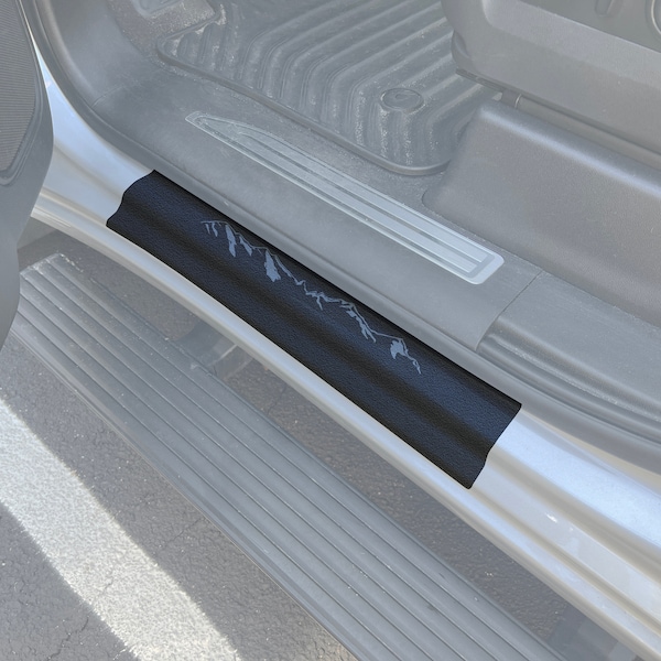 Tufskinz | Door Sill Protection - Fits 2014-2023 Silverado/ Silverado HD - 2 Piece Kit