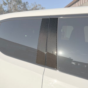 Recubrimientos para pilares de puerta/Tufskinz: se adapta a Rivian R1T 2022-2025: kit de 4 piezas