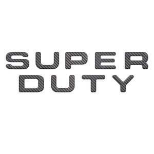 Tufskinz | Erhöhte Buchstabeneinsätze - Für 2008-2016 Superduty Superduty - 9-teiliges Kit