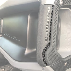Tufskinz | Outer Front Grab Rail Insert - Fits 2021-2025 Bronco - 4 Piece Kit
